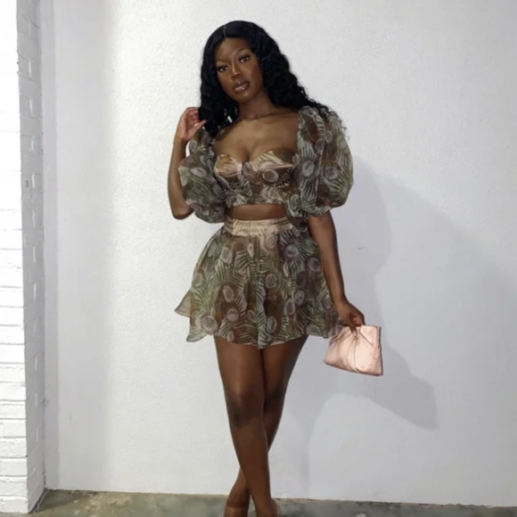 Printed Co-Ord Skirt Sets